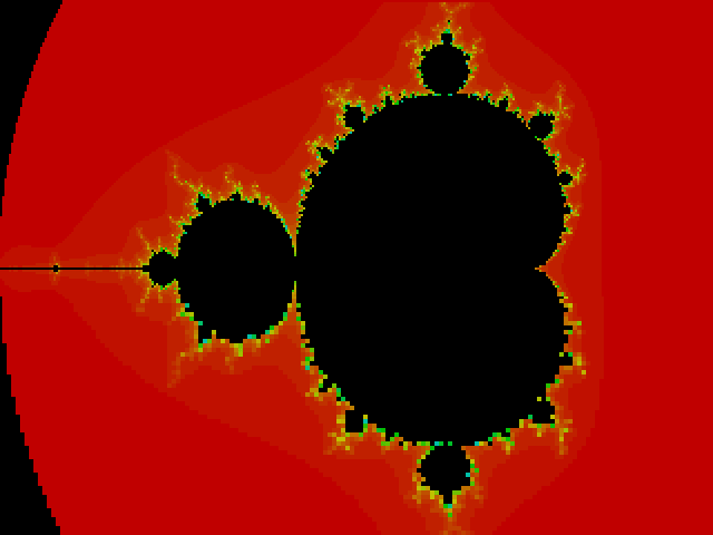 ArcadeIT Command Shell Demo Mandelbrot explorer